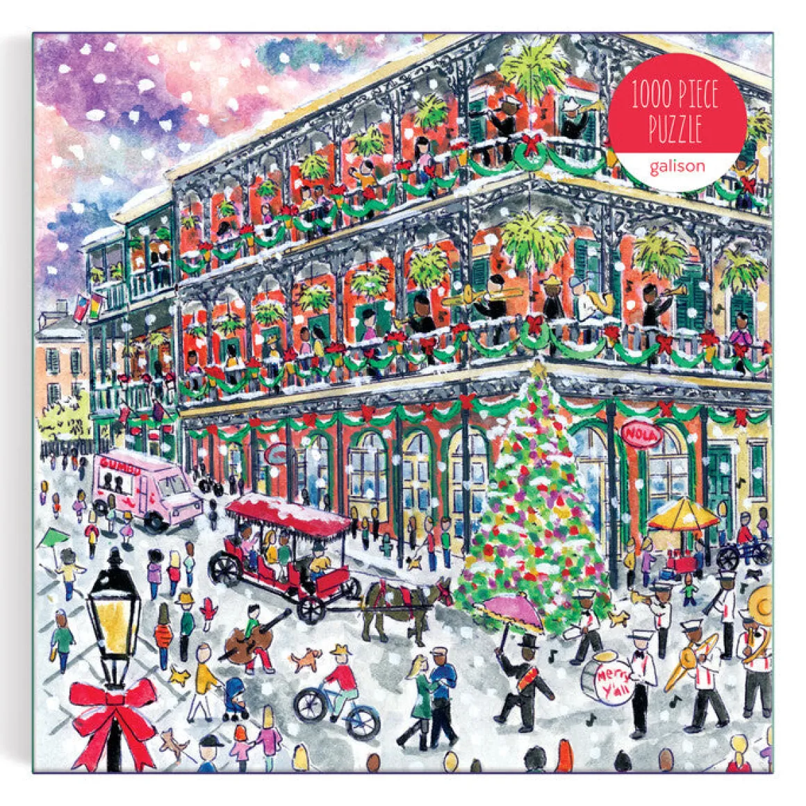 Michael Storrings Christmas in New Orleans 1000 Piece Puzzle