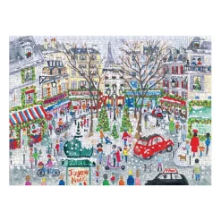 Michael Storrings Christmas in Paris 1000 Piece Foil Puzzle