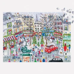 Michael Storrings Christmas in Paris 1000 Piece Foil Puzzle