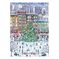 Michael Storrings Christmas in the City Greeting Card Puzzle