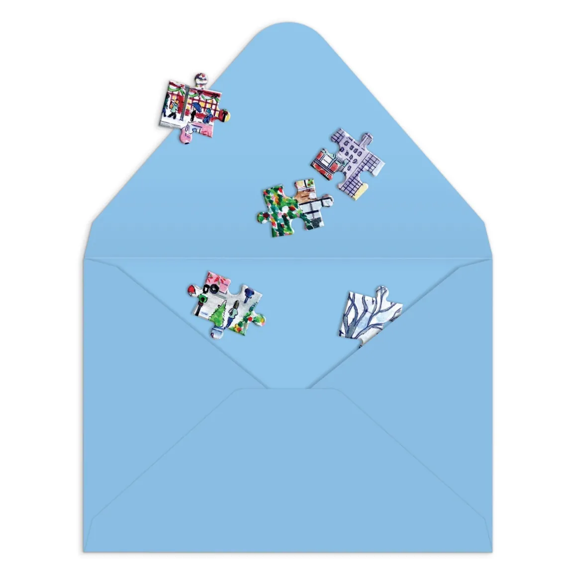 Michael Storrings Christmas in the City Greeting Card Puzzle