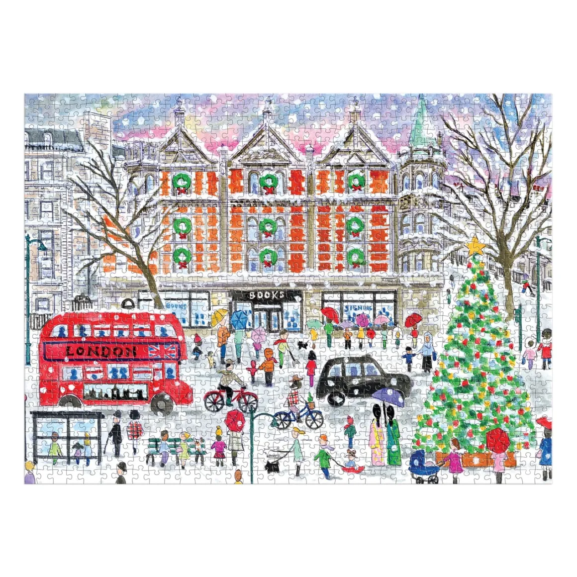 Michael Storrings Christmas in London 1000 Piece Puzzle