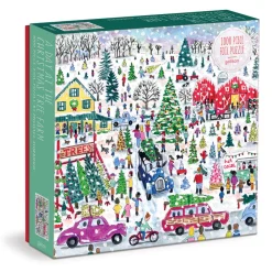 Michael Storrings Christmas Tree Farm 1000 Piece Foil Puzzle
