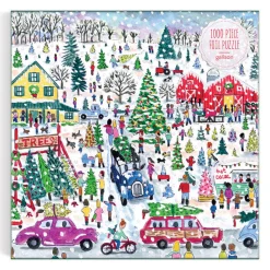 Michael Storrings Christmas Tree Farm 1000 Piece Foil Puzzle