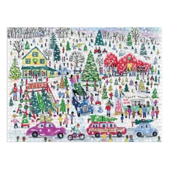 Michael Storrings Christmas Tree Farm 1000 Piece Foil Puzzle