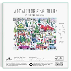 Michael Storrings Christmas Tree Farm 1000 Piece Foil Puzzle