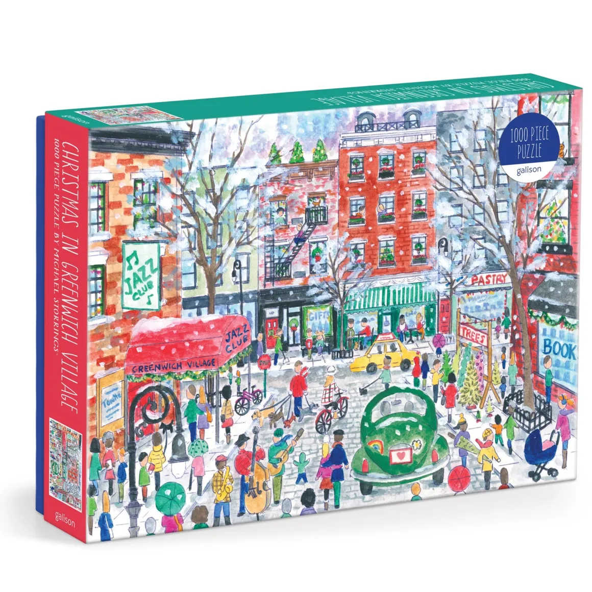Michael Storrings Christmas in Greenwich Village 1000 Piece Puzzle