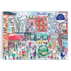 Michael Storrings Christmas in Greenwich Village 1000 Piece Puzzle