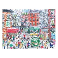 Michael Storrings Christmas in Greenwich Village 1000 Piece Puzzle