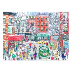Michael Storrings Christmas in Greenwich Village 1000 Piece Puzzle