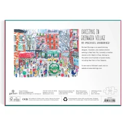 Michael Storrings Christmas in Greenwich Village 1000 Piece Puzzle