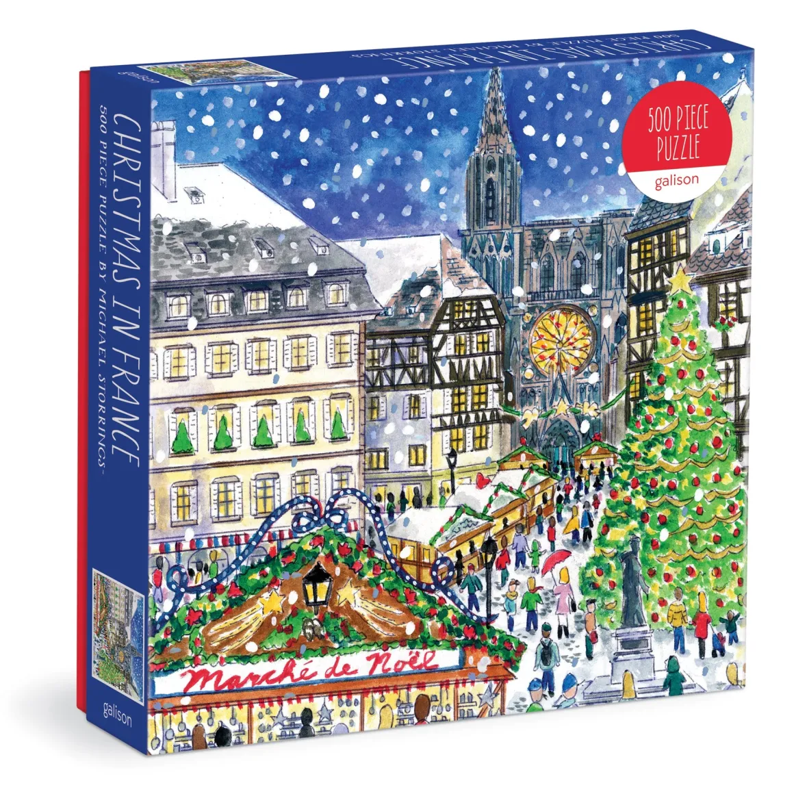 Michael Storrings Christmas in France 500 Piece Puzzle
