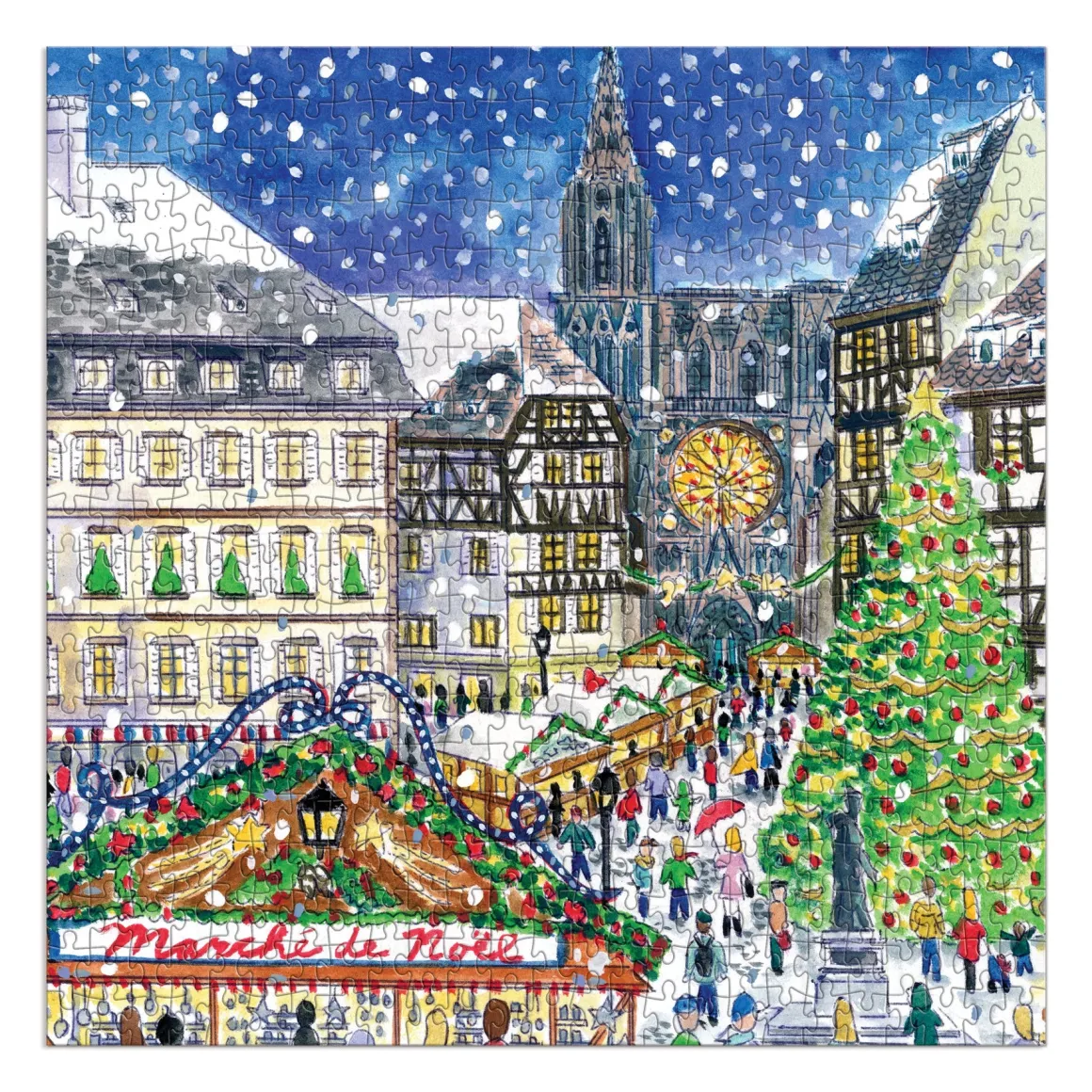 Michael Storrings Christmas in France 500 Piece Puzzle