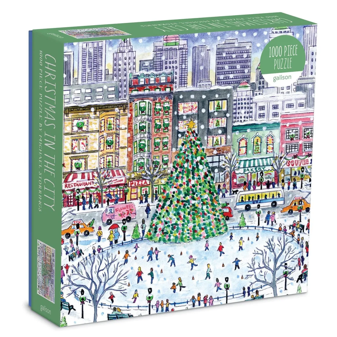 Michael Storrings Christmas in the City 1000 Piece Puzzle