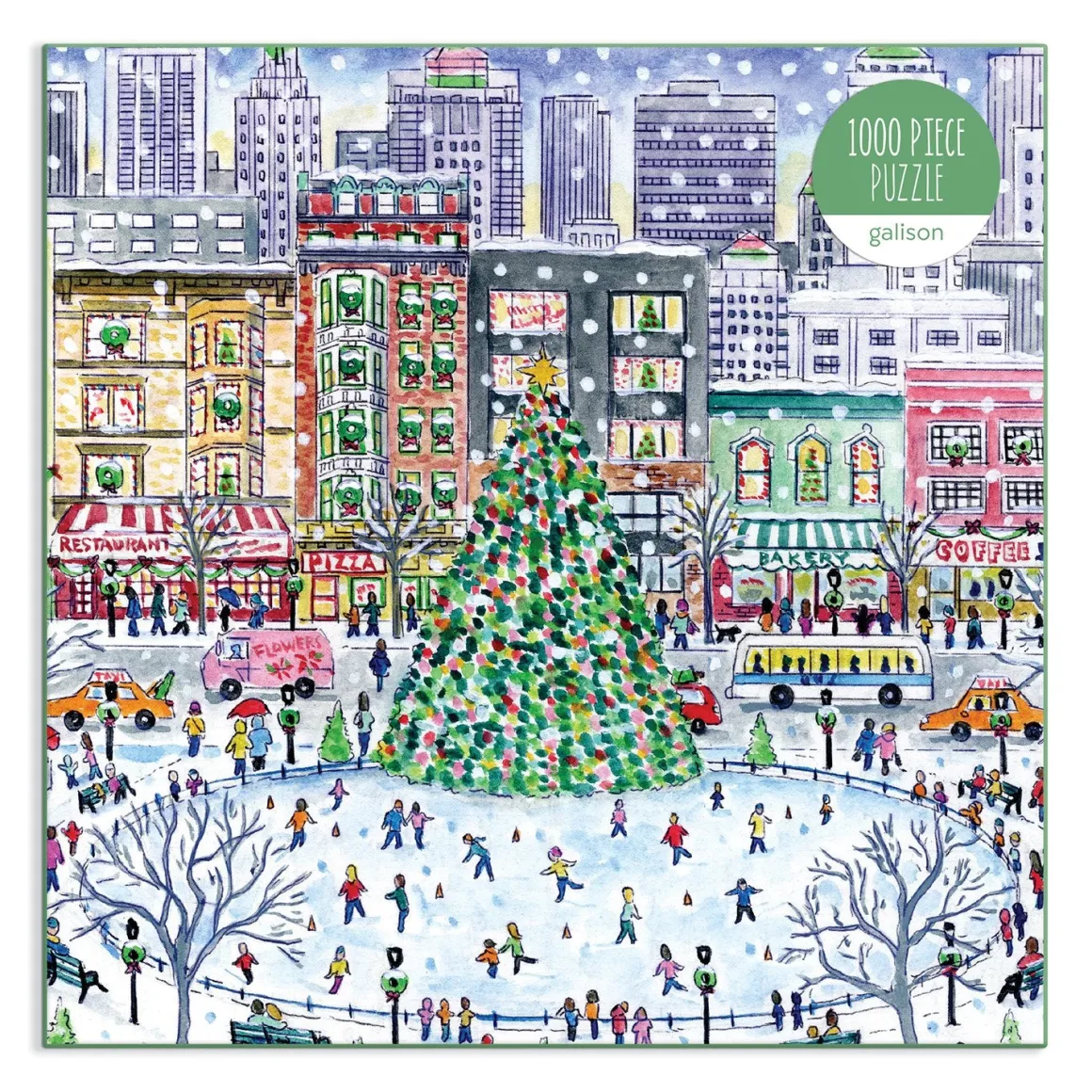 Michael Storrings Christmas in the City 1000 Piece Puzzle