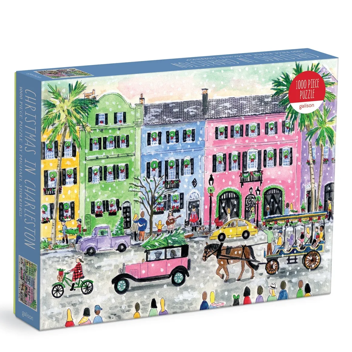 Michael Storrings Christmas in Charleston 1000 Piece Puzzle