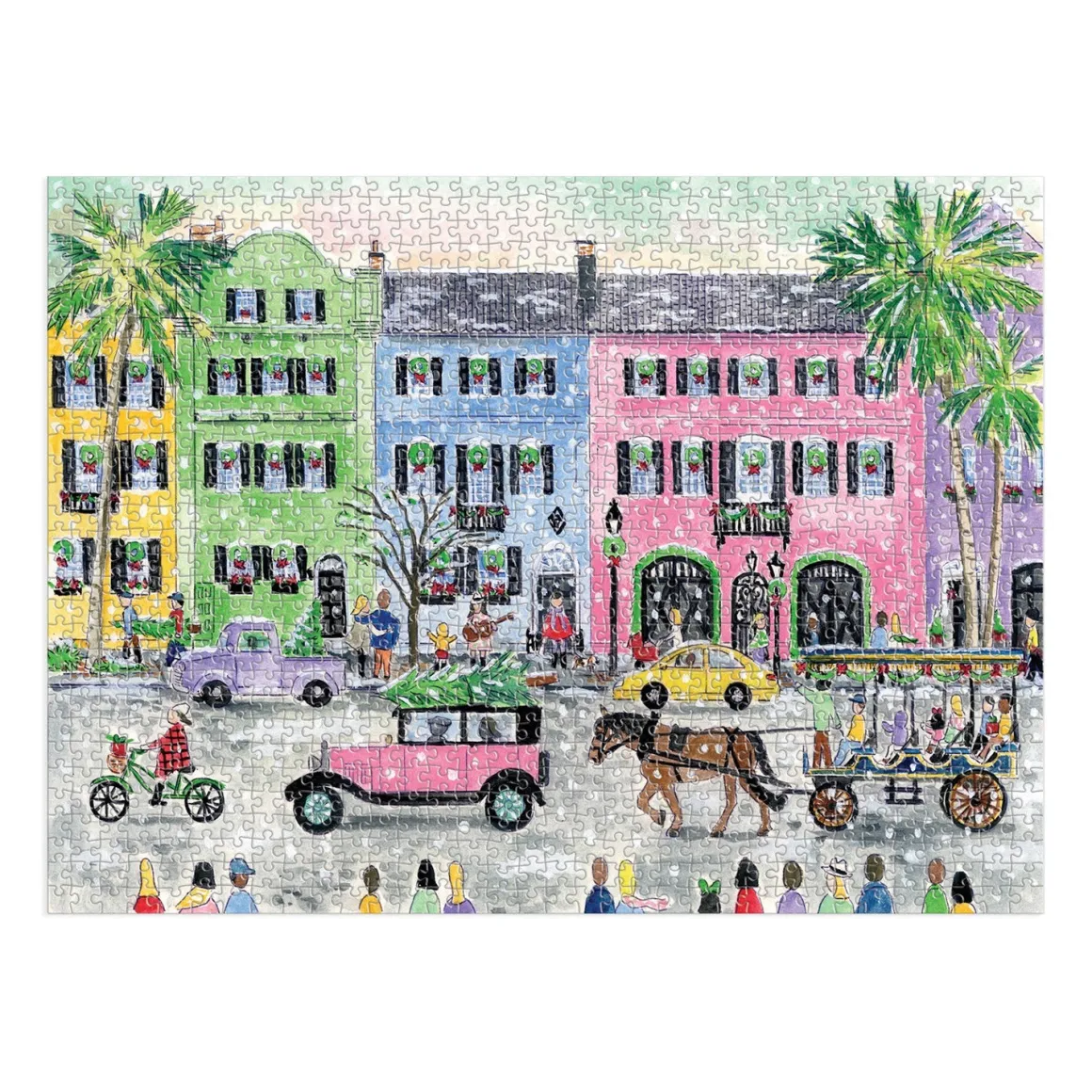 Michael Storrings Christmas in Charleston 1000 Piece Puzzle