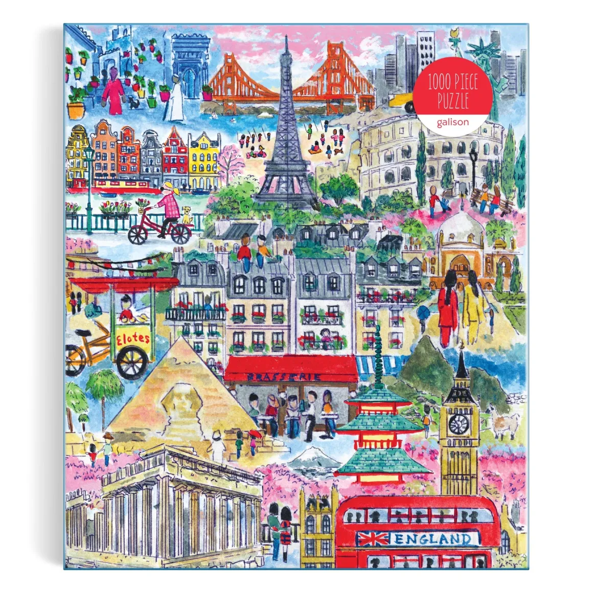 Michael Storrings Cities Around the World 1000 Piece Puzzle