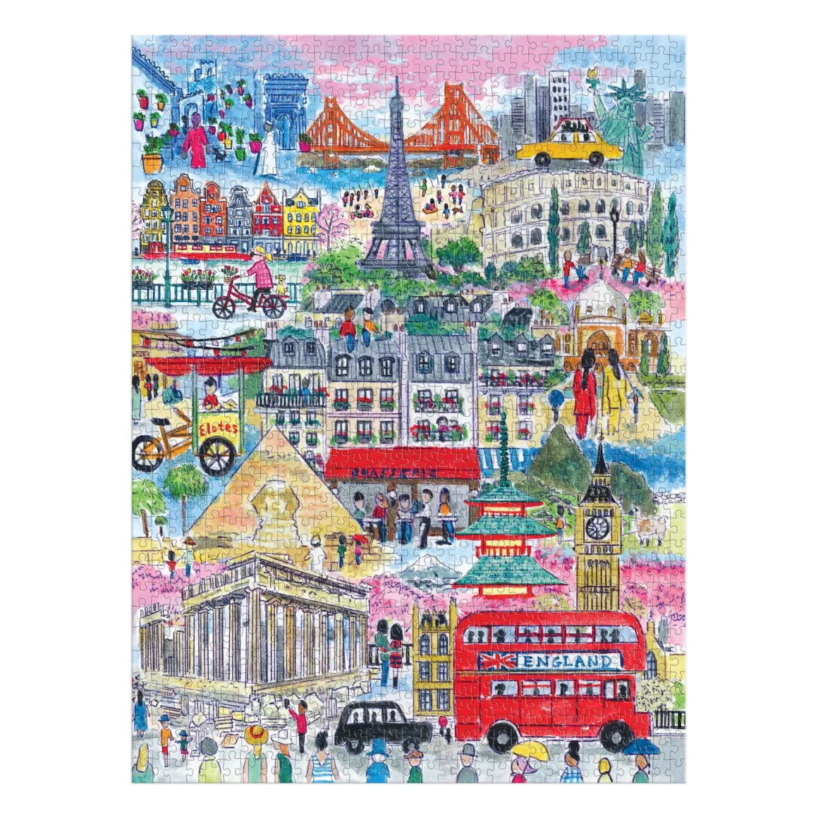 Michael Storrings Cities Around the World 1000 Piece Puzzle