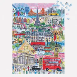 Michael Storrings Cities Around the World 1000 Piece Puzzle