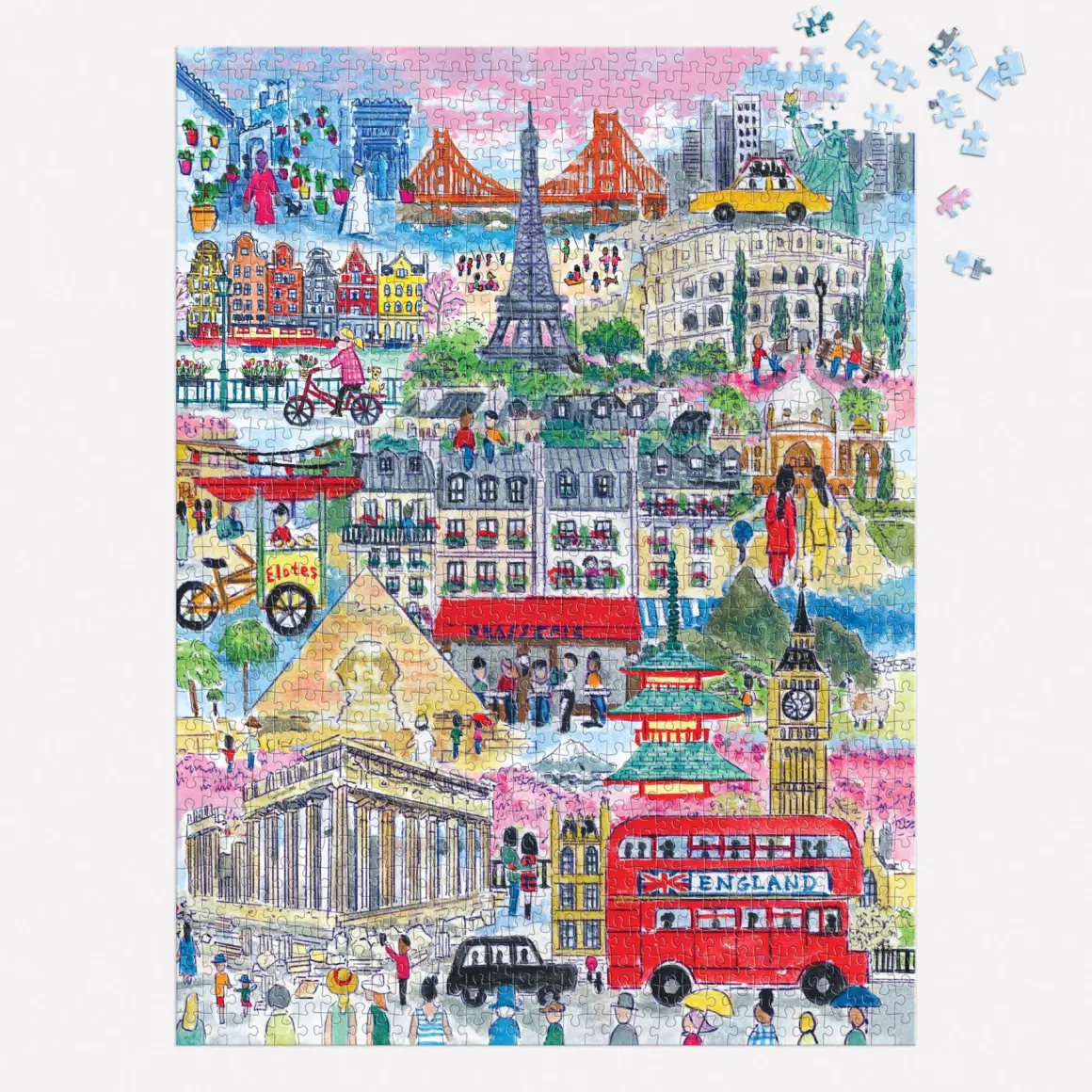 Michael Storrings Cities Around the World 1000 Piece Puzzle