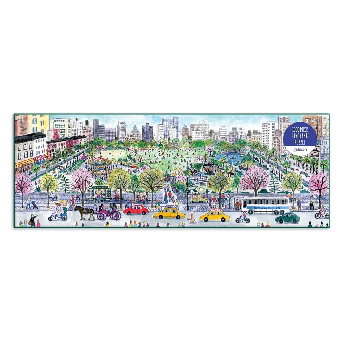Michael Storrings Cityscape 1000 Piece Panoramic Jigsaw Puzzle