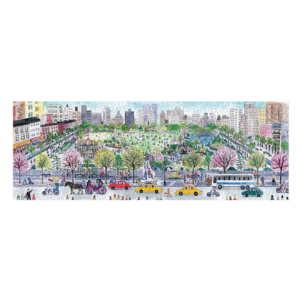 Michael Storrings Cityscape 1000 Piece Panoramic Jigsaw Puzzle