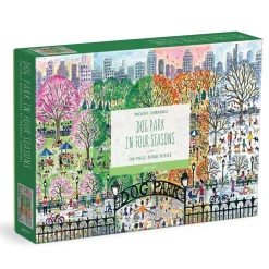 Michael Storrings Dog Park in Four Seasons 250 Piece Wood Puzzle