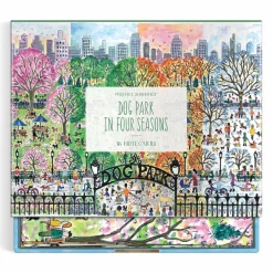Michael Storrings Dog Park in Four Seasons Greeting Card Assortment