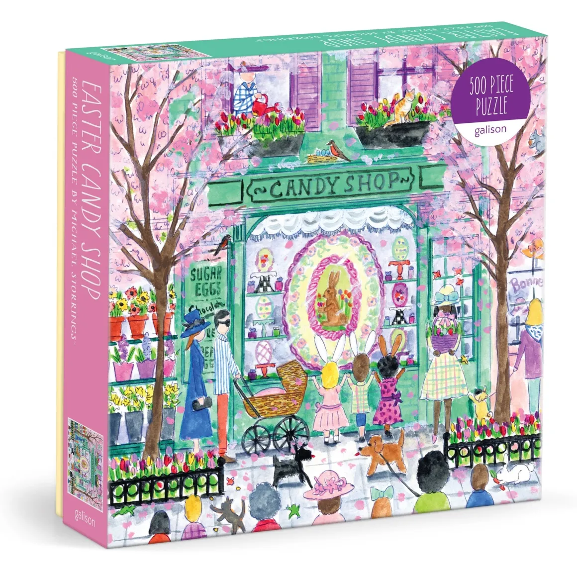 Michael Storrings Easter Candy Shop 500 Piece Puzzle