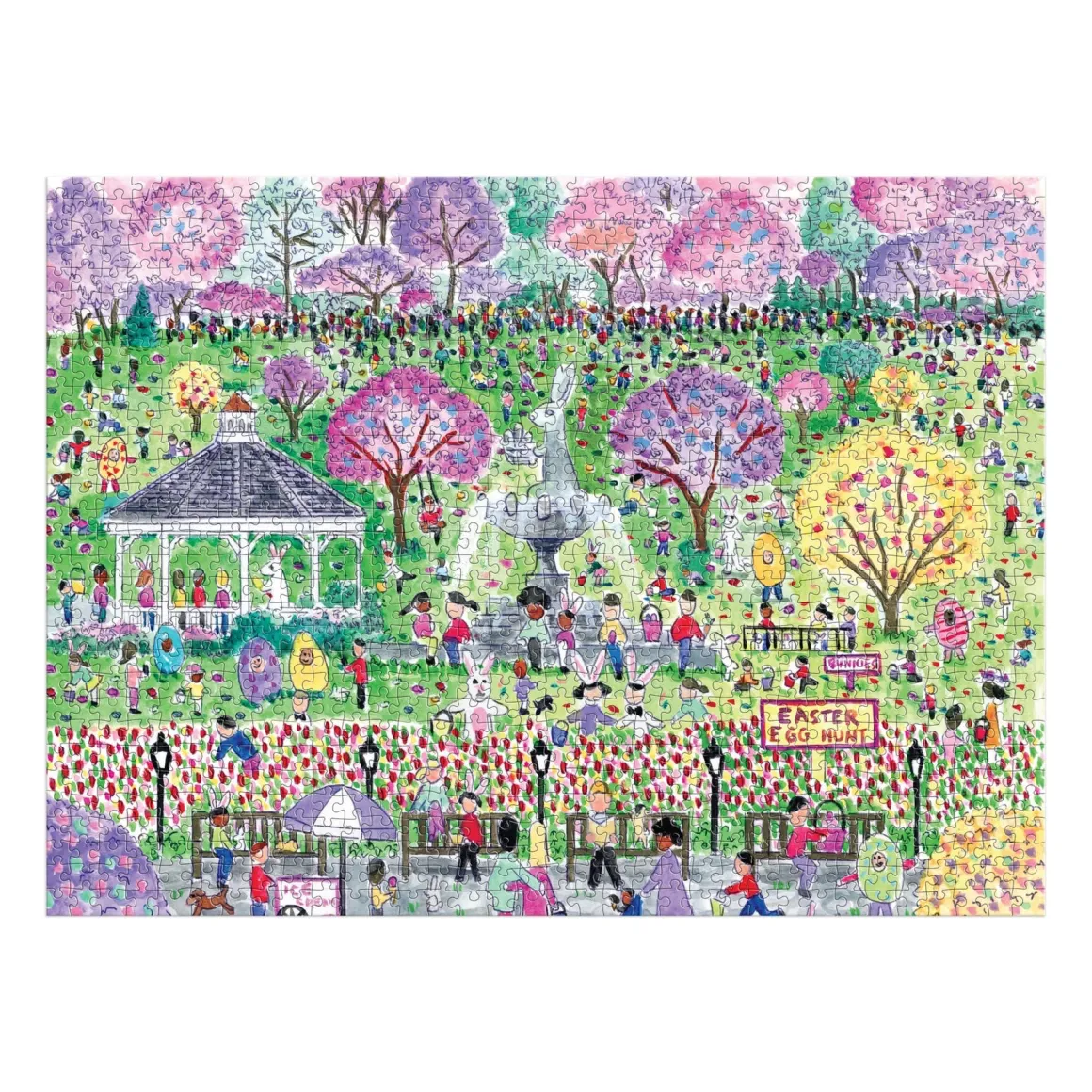 Michael Storrings Easter Egg Hunt 1000 Piece Puzzle
