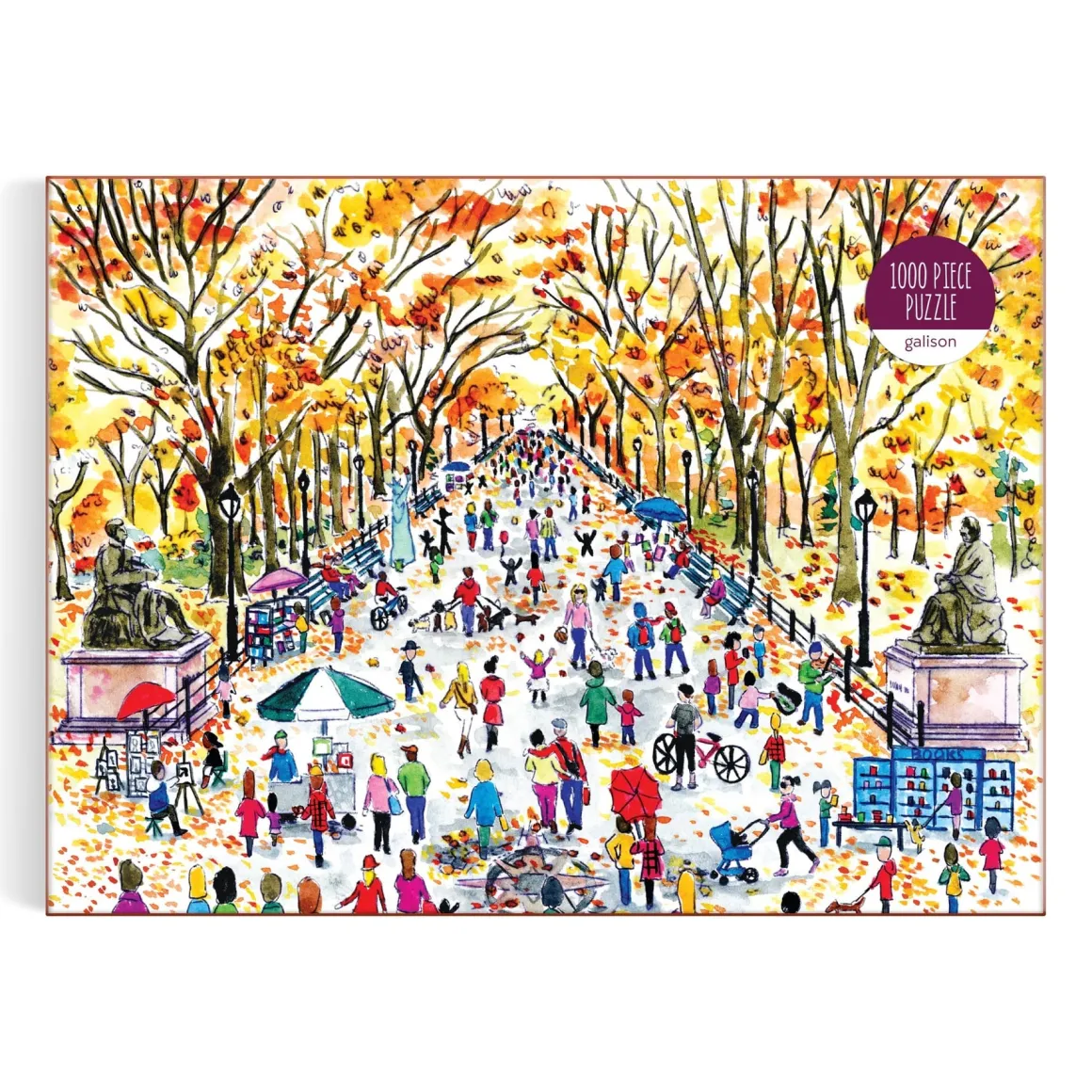 Michael Storrings Fall in Central Park 1000 Piece Puzzle