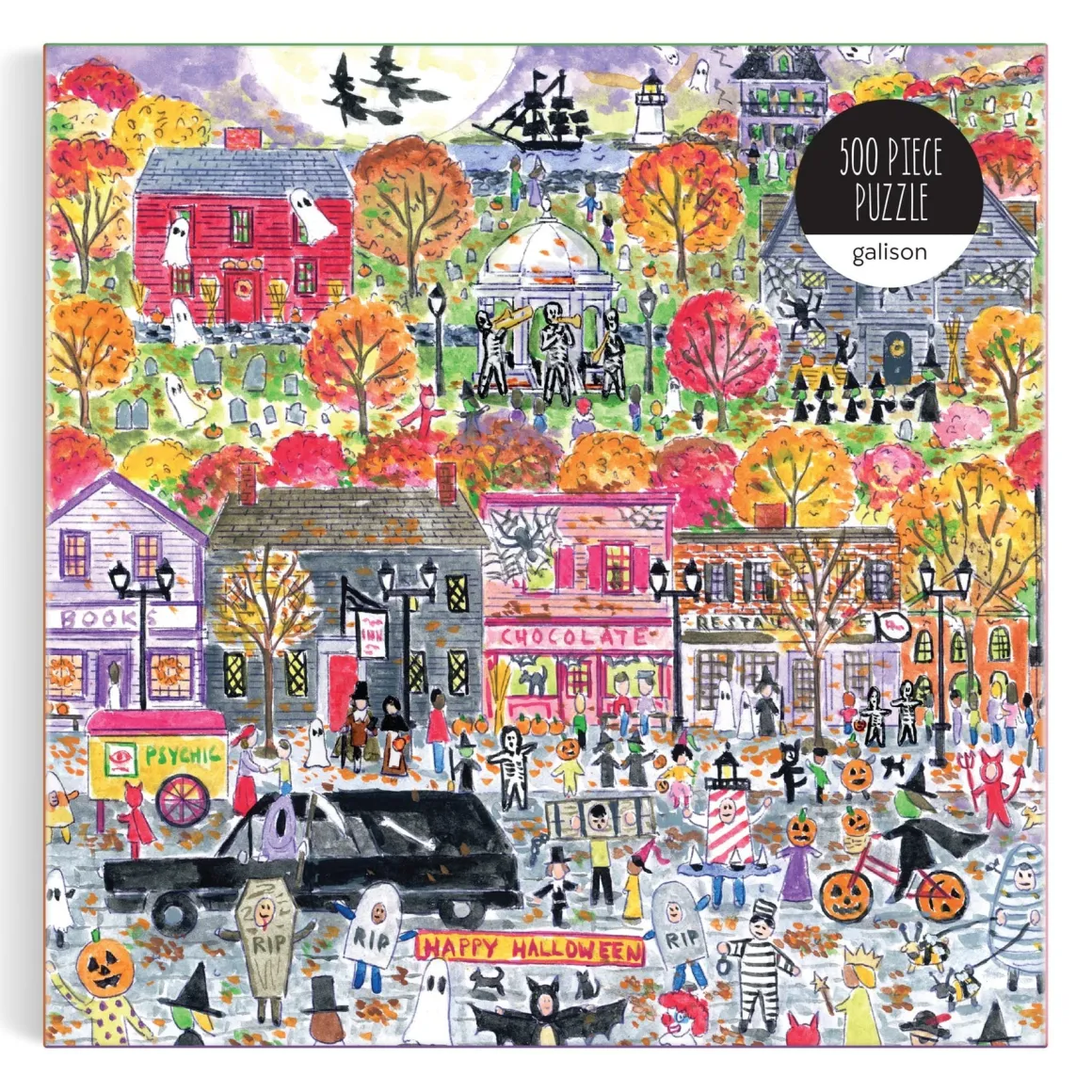 Michael Storrings Halloween Parade 500 Piece Puzzle