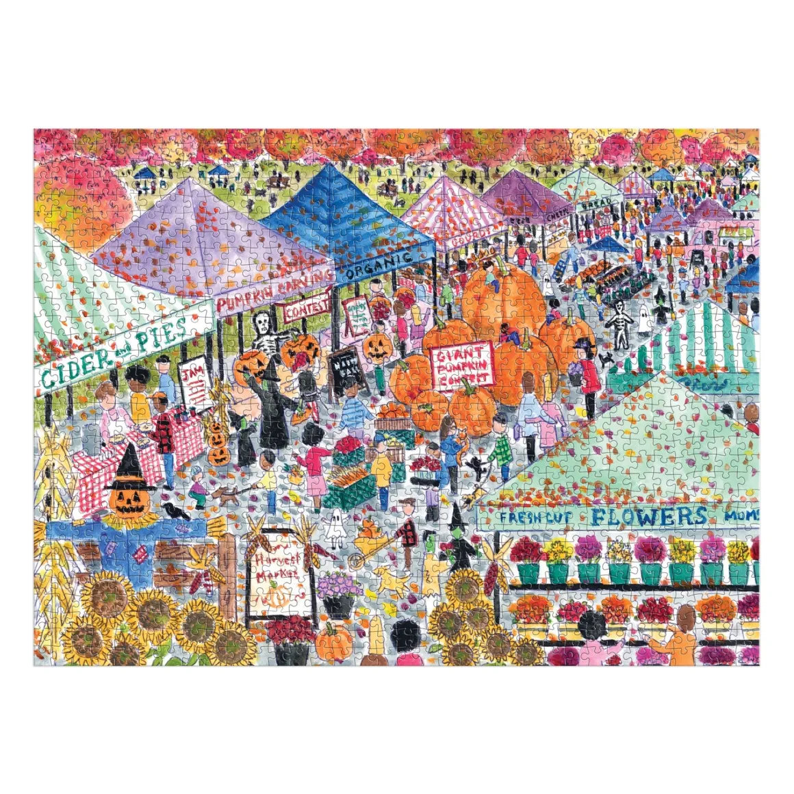 Michael Storrings Harvest Market 1000 Piece Puzzle