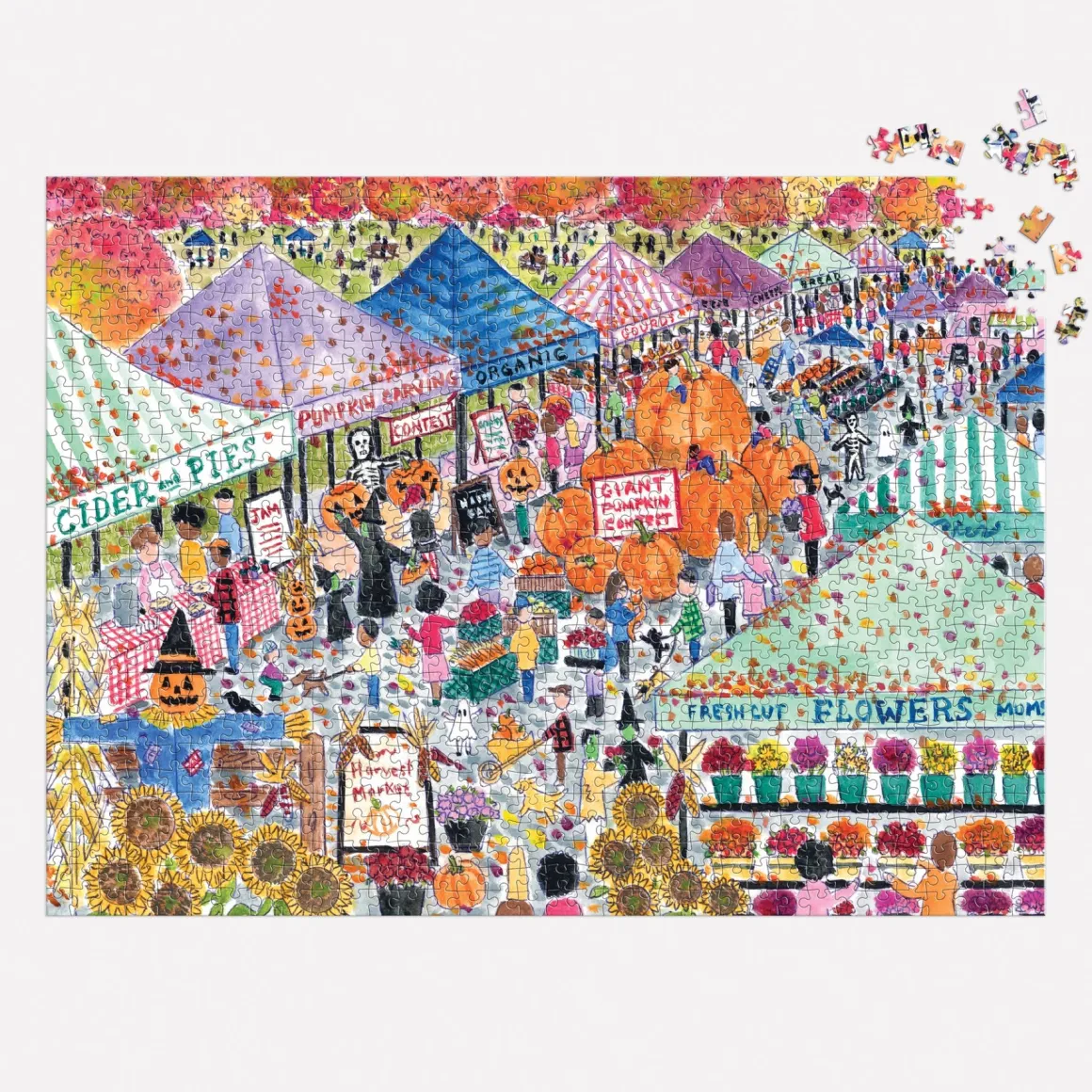 Michael Storrings Harvest Market 1000 Piece Puzzle