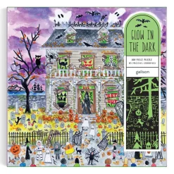Michael Storrings Haunted House 500 Piece Glow in the Dark Puzzle