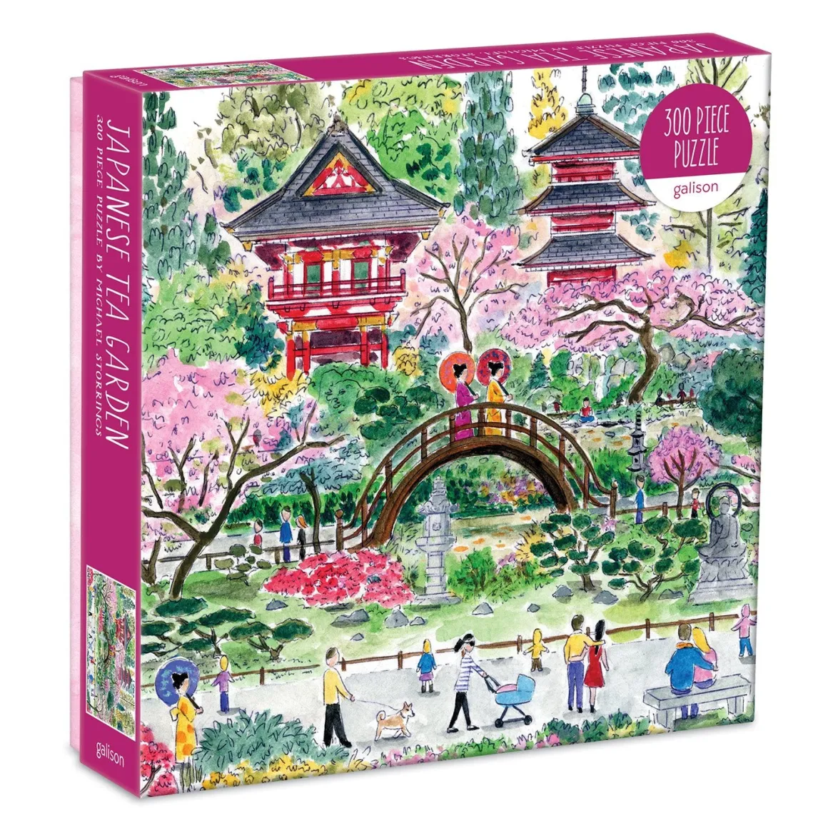 Michael Storrings Japanese Tea Garden 300 Piece Jigsaw Puzzle