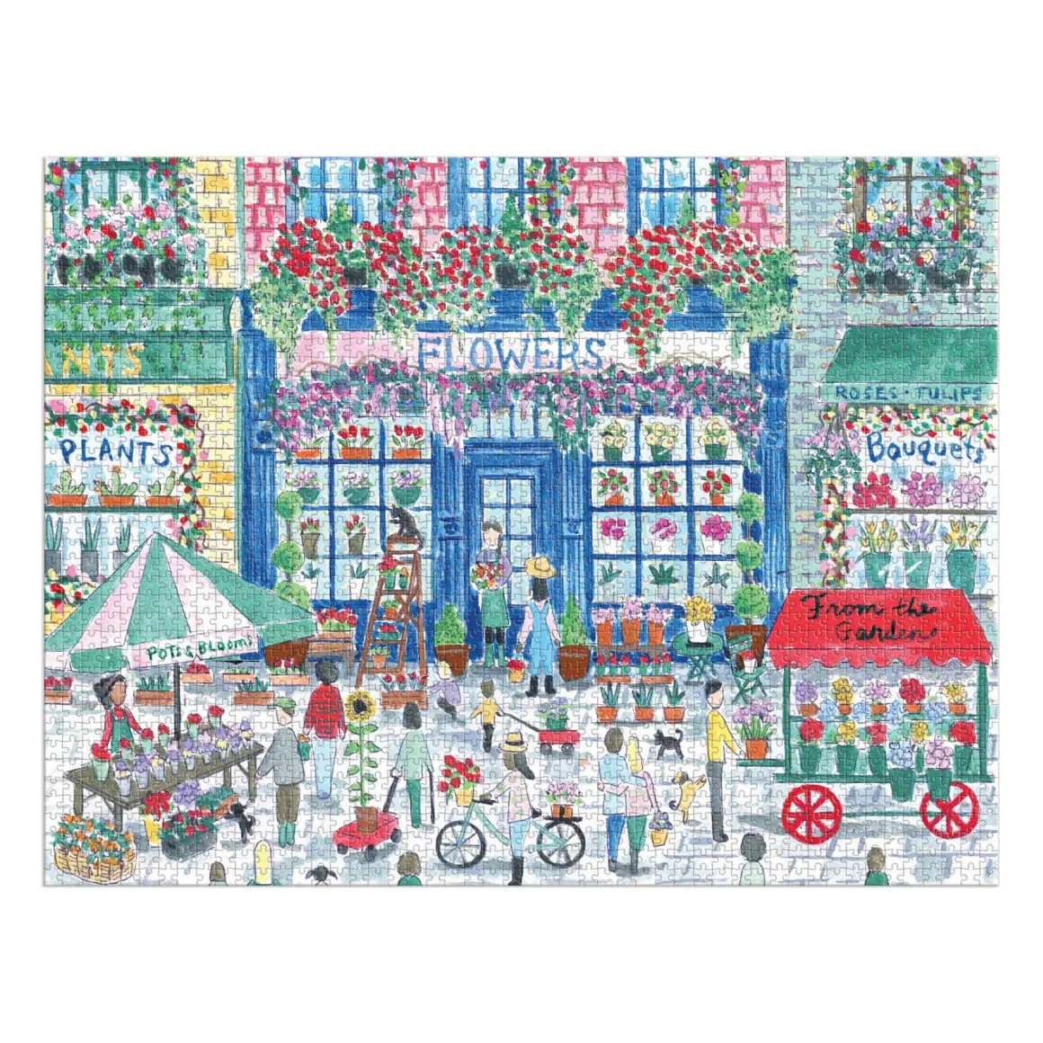 Michael Storrings Market in Bloom 2000 Piece Puzzle