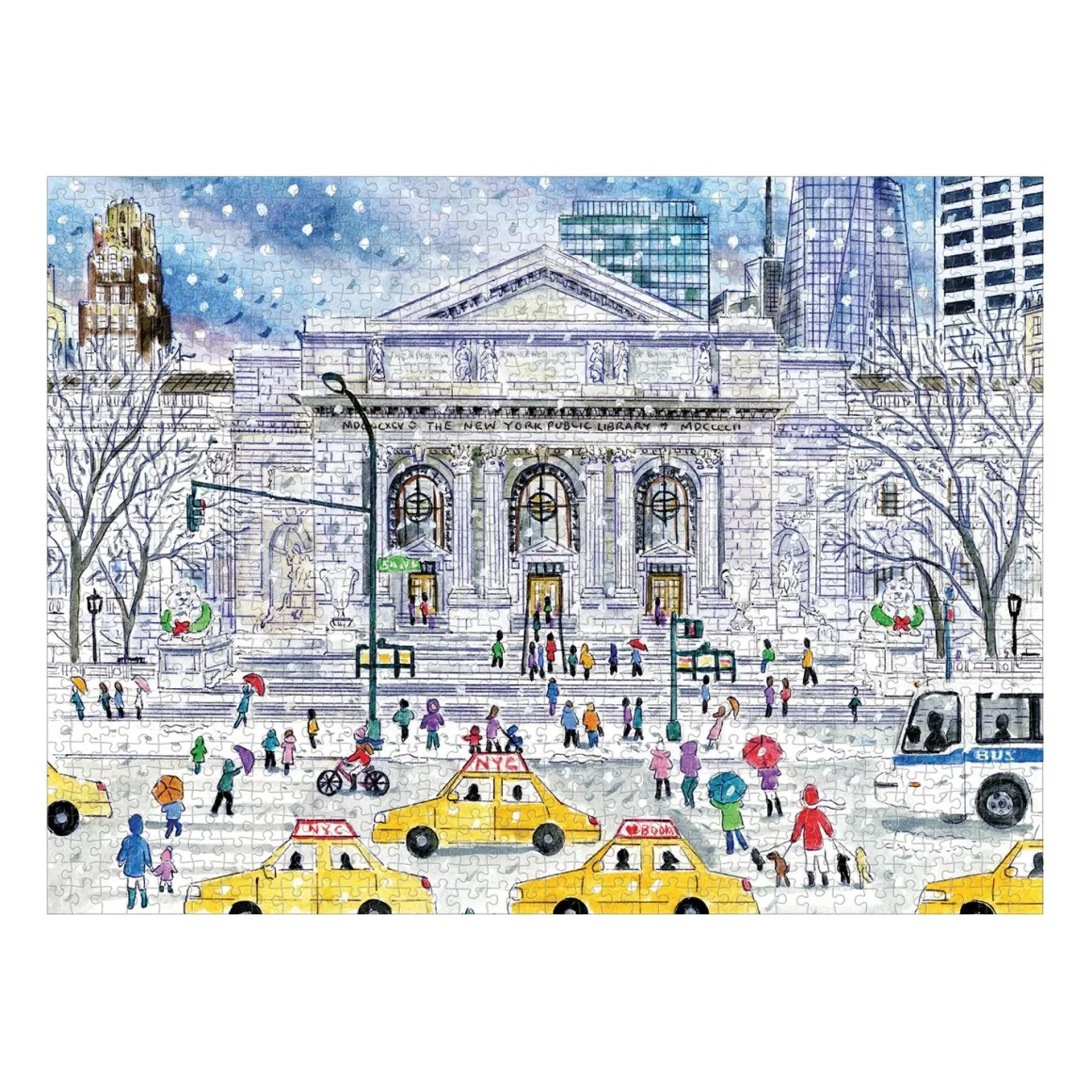Michael Storrings New York Public Library 1000 Piece Jigsaw Puzzle
