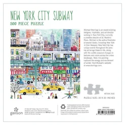 Michael Storrings New York City Subway 500 Piece Jigsaw Puzzle