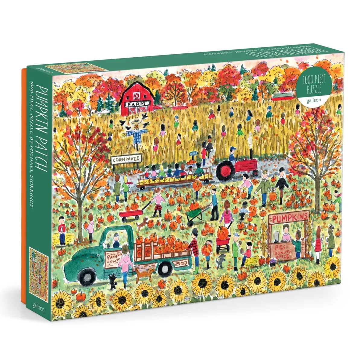 Michael Storrings Pumpkin Patch 1000 Piece Puzzle