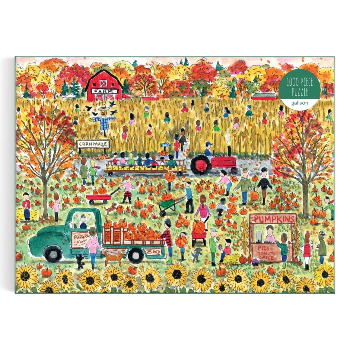 Michael Storrings Pumpkin Patch 1000 Piece Puzzle
