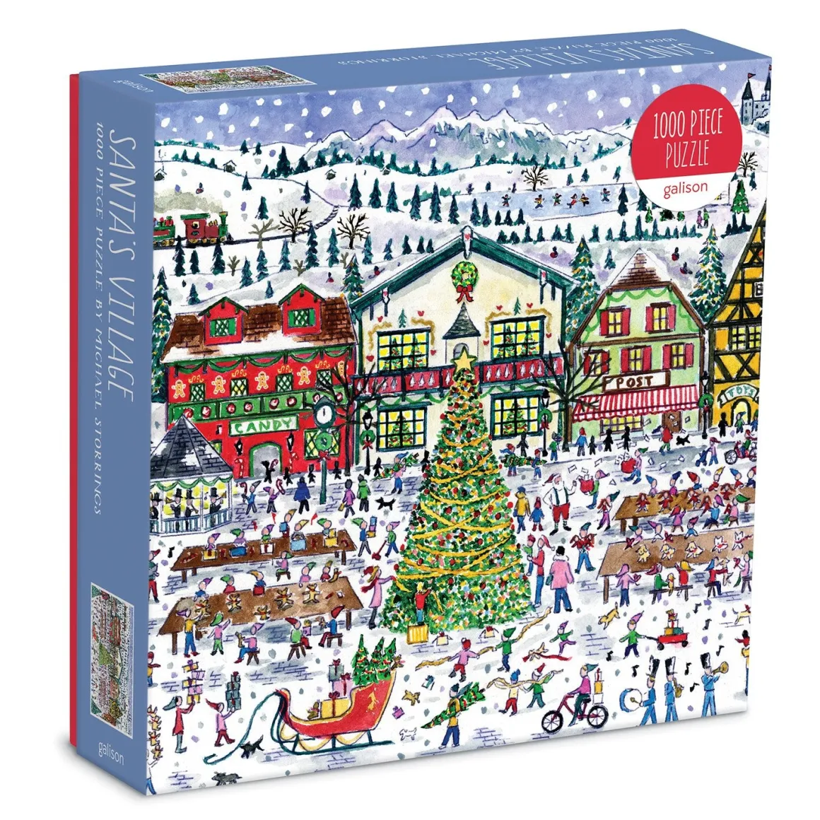 Michael Storrings Santa's Village 1000 Piece Puzzle