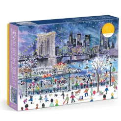 Michael Storrings Snowfall Over New York City 1000 Piece Puzzle