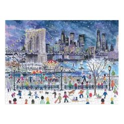 Michael Storrings Snowfall Over New York City 1000 Piece Puzzle