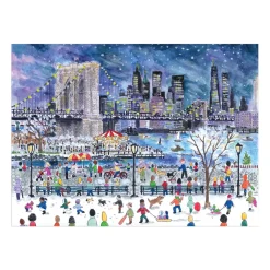 Michael Storrings Snowfall Over New York City 1000 Piece Puzzle