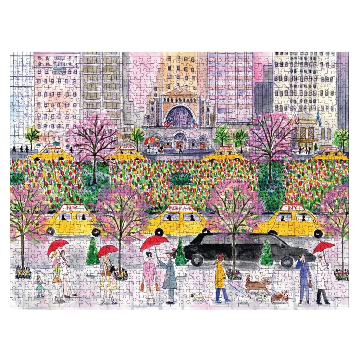 Michael Storrings Spring On Park Avenue 1000 Piece Jigsaw Puzzle