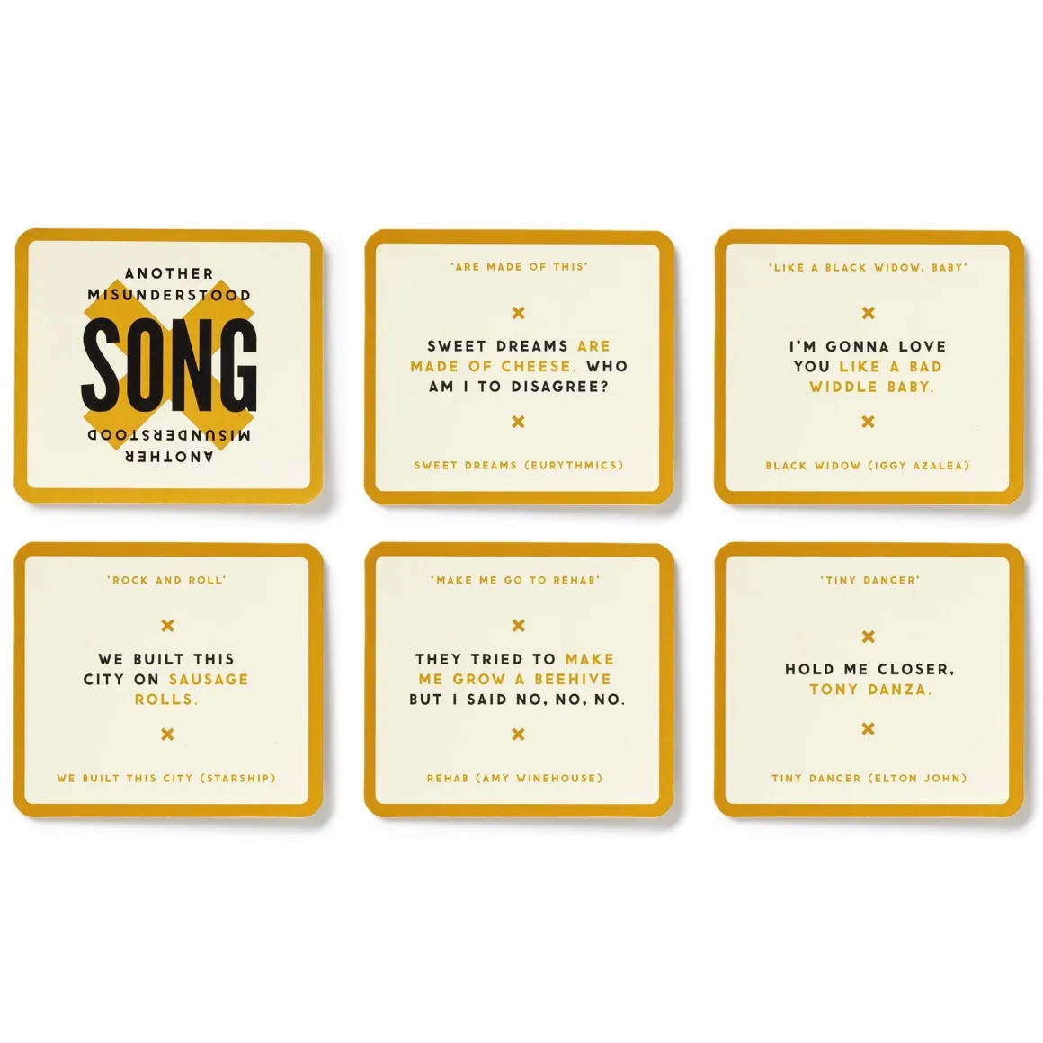 Misunderstood Songs Game