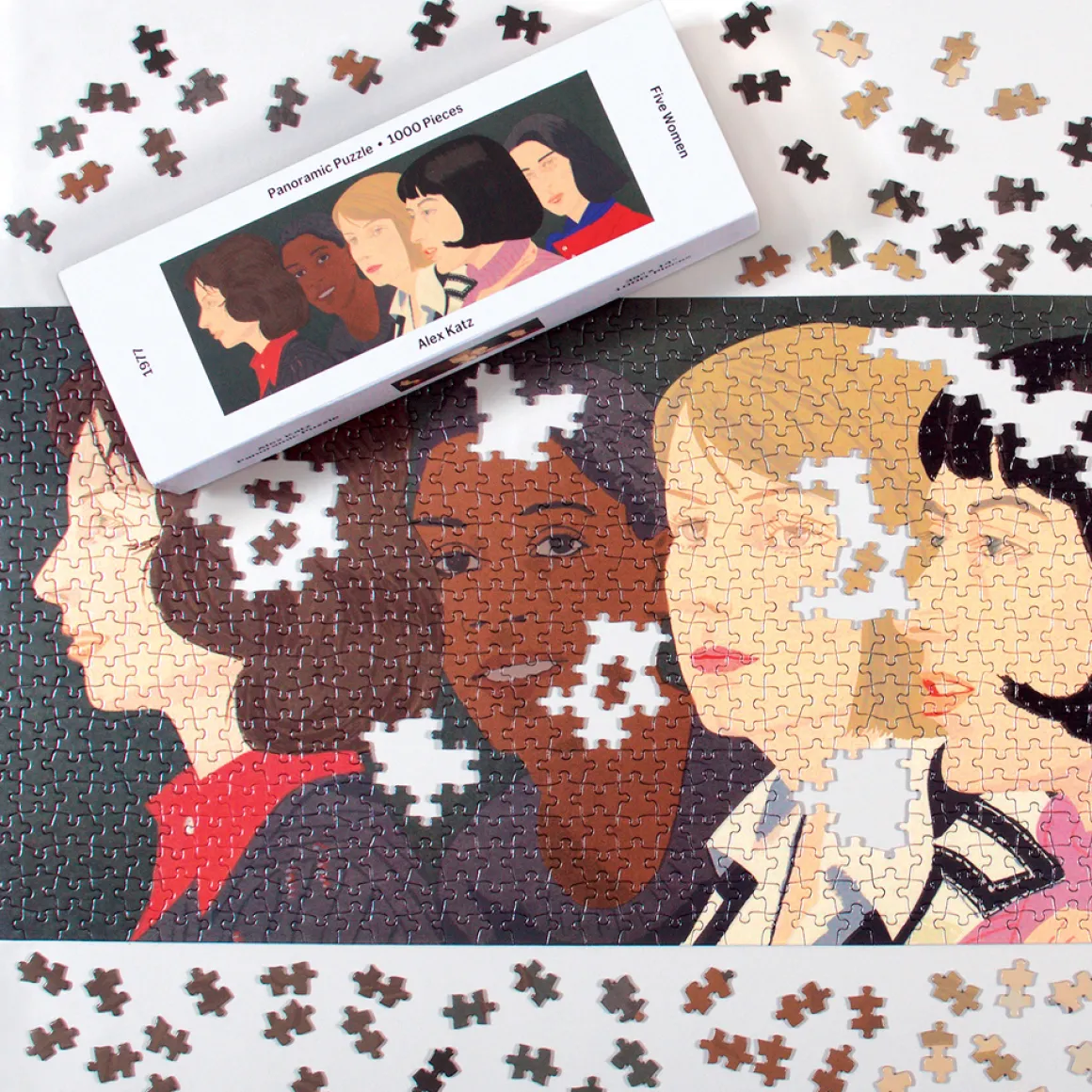 MoMA Alex Katz Five Women 1000 Piece Panoramic Jigsaw Puzzle