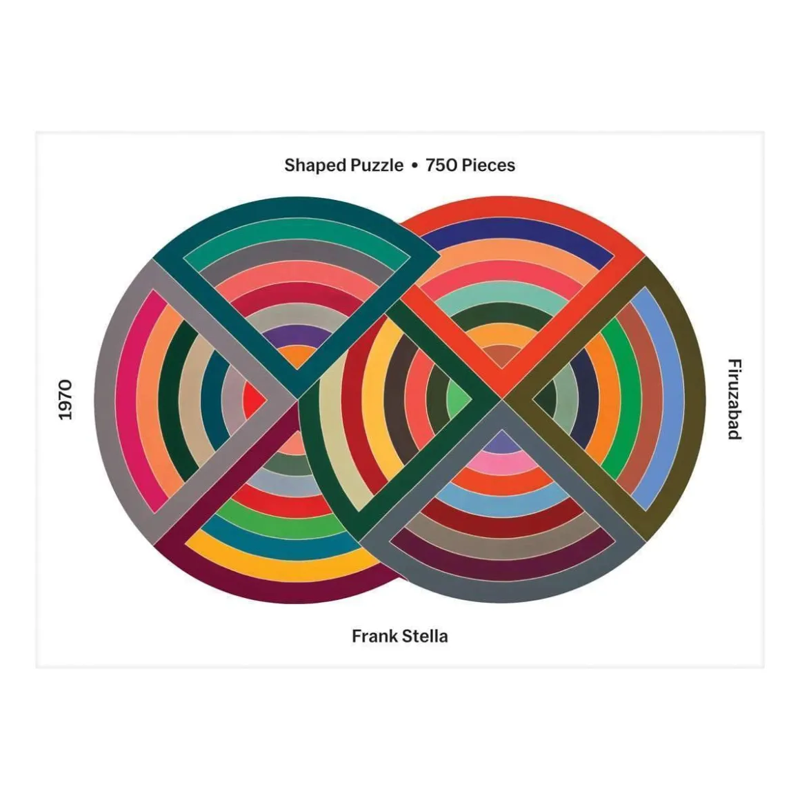 MoMA Frank Stella 750 Piece Shaped Jigsaw Puzzle
